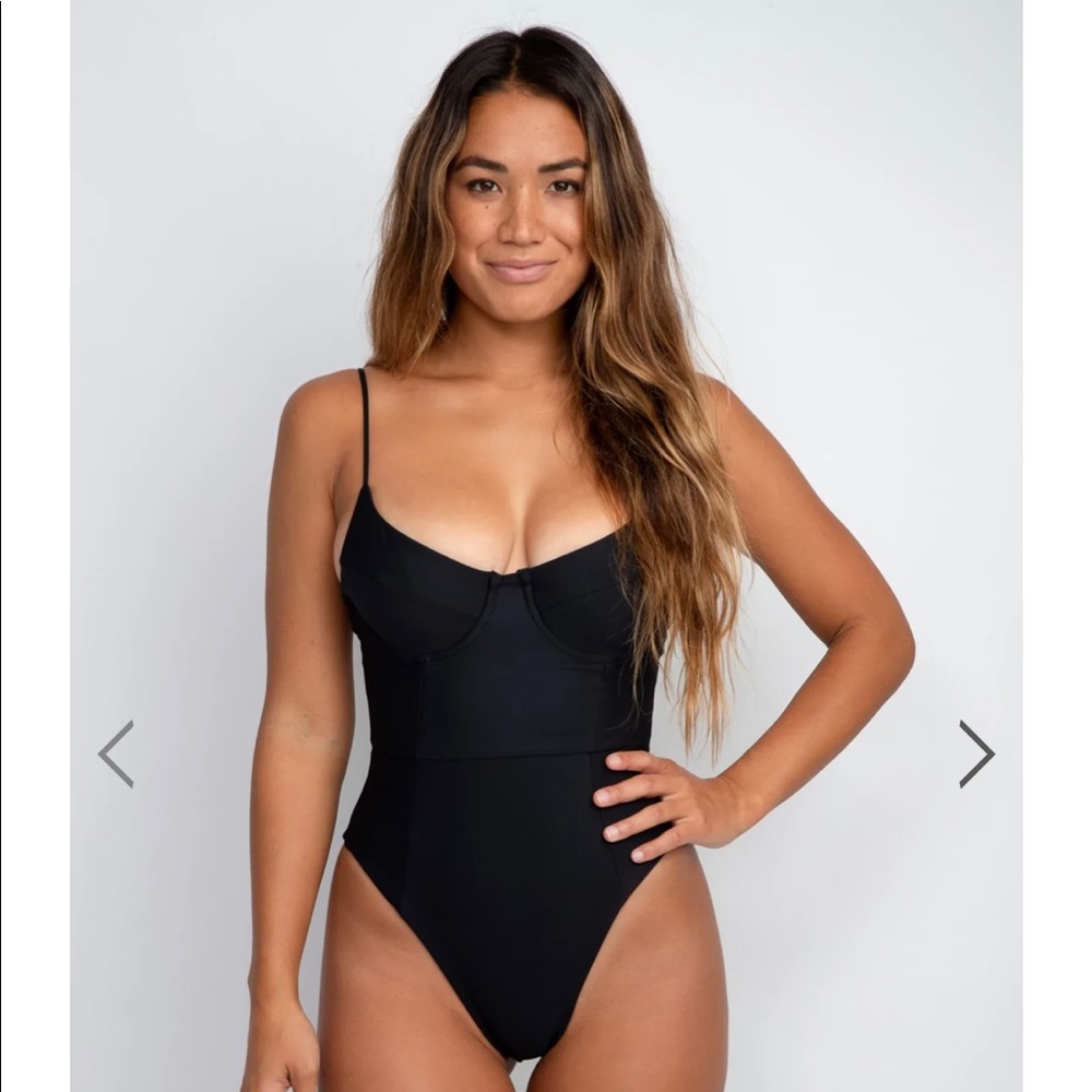Skatie Rachel Black One Piece Swimsuit